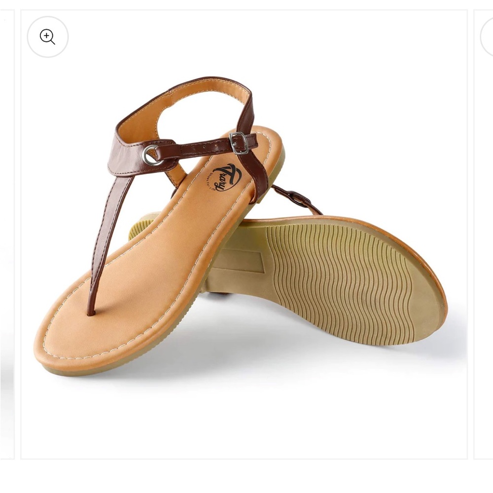 5/$25 Trary Brown Strappy Sandals